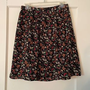 J.Crew flowey flower skirt